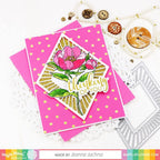 Waffle Flower Peony Dies 421094 pink