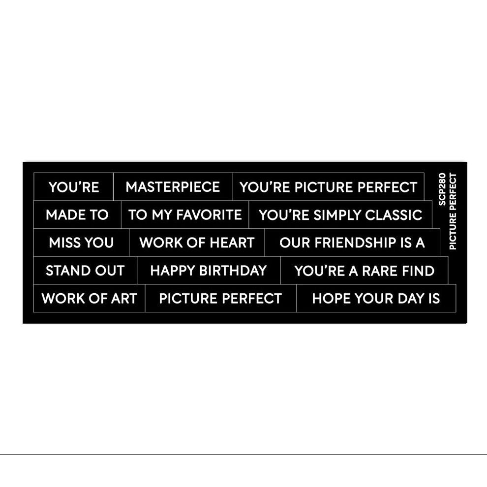 Waffle Flower  Picture Perfect Subsentiments Diecuts scp280