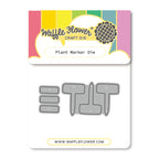 Waffle Flower Plant Marker Words Clear Stamp and Die Set image 2