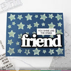 Waffle Flower Pop-up Star Die 421512 friend