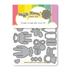 Waffle Flower Postage Collage Baby Icons Dies 422526