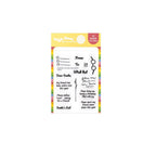 Waffle Flower Postage Collage Dear Santa Clear Stamp and Stencil Set product image 1