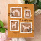 Waffle Flower Postage Collage Dog Silhouettes Dies 422296 friends