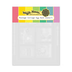Waffle Flower Postage Collage Egg Hunt Stencils 422363