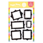 Waffle Flower Postage Collage Frames Clear Stamps 422351