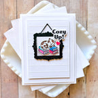 Waffle Flower Postage Collage Frames Dies 422350 cute cat