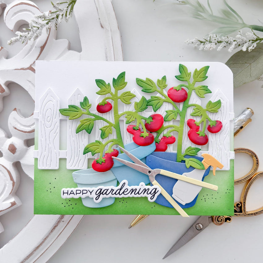 Waffle Flower Postage Collage Gardening Add-ons Dies 422484 tomato plants