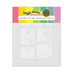 Waffle Flower Postage Collage Gardening Stencils 422483