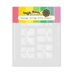 Waffle Flower Postage Collage Gifts Stencils 421963