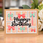 Waffle Flower Postage Collage Gifts Stencils 421963 happy birthday