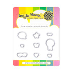 Waffle Flower Postage Collage Mom and Dad Details Matching Dies 422452
