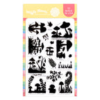 Waffle Flower Postage Collage Mush Love Clear Stamps 422275