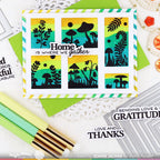 Waffle Flower Postage Collage Mush Love Clear Stamps 422275 home