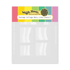 Waffle Flower Postage Collage Wavy Lines Stencils 422406