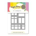 Waffle Flower Postage Collage Windows Die 422354