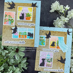 Waffle Flower Postage Collage Windows Die 422354 thinking of you card amy rysavy | color-code:ALT01