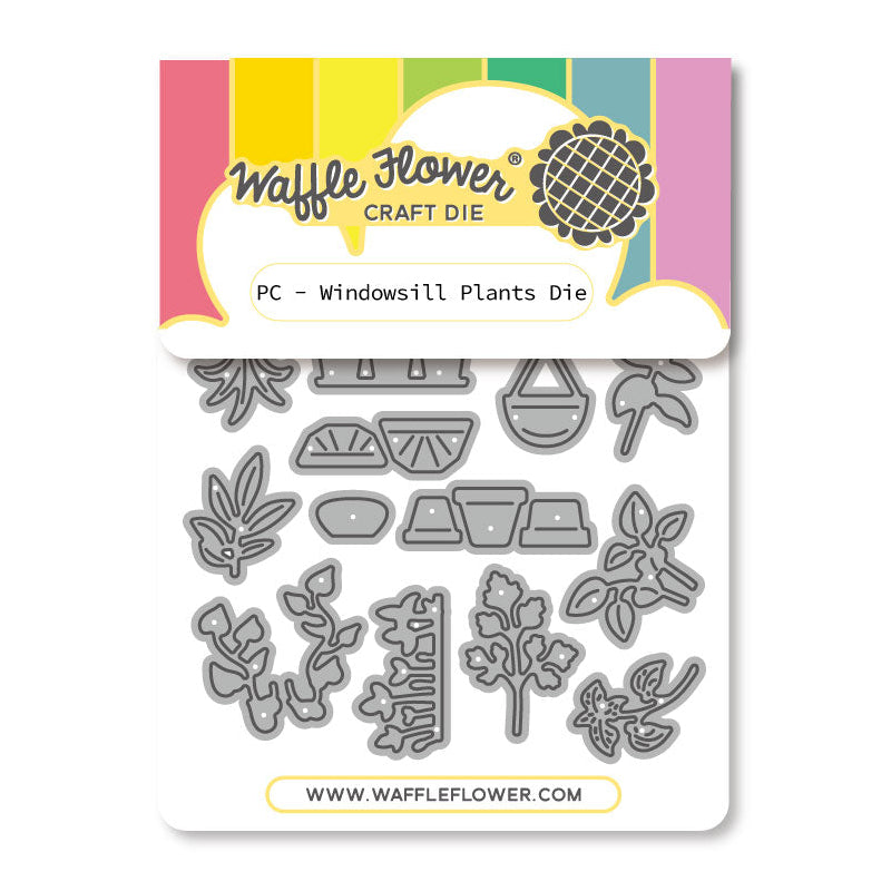 Waffle Flower Postage Collage Windowsill Plants Dies 422476