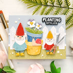 Waffle Flower Pots and Plants Dies 422488 garden gnomes