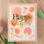 Waffle Flower Print Happy Dies 422260 balloons