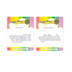Waffle Flower Print Happy and Script Birthday Die Set