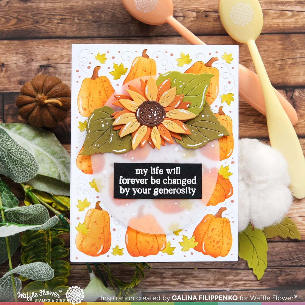 Waffle Flower Pumpkin Patch Coloring Stencils 421843 sunflower