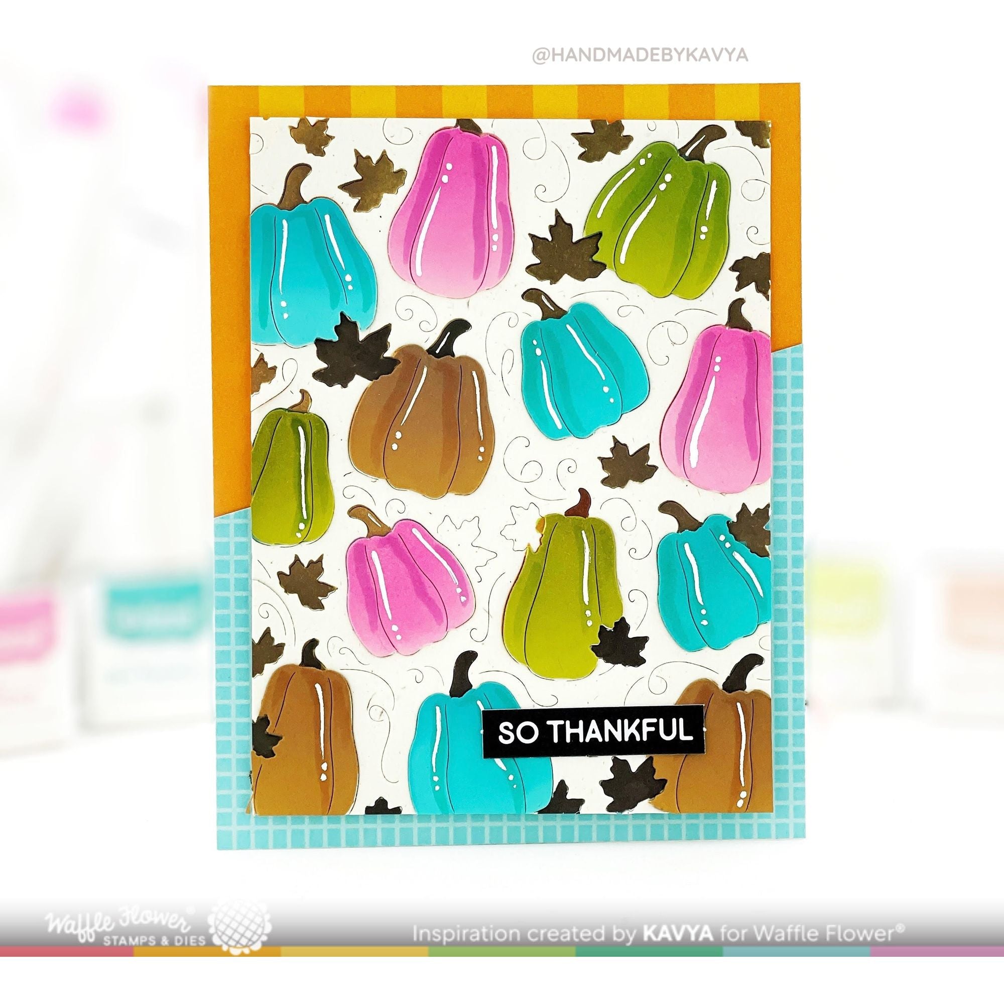 Waffle Flower Pumpkin Patch Coloring Stencils 421843 thankful
