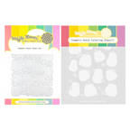 Waffle Flower Pumpkin Patch Panel Die and Stencils Set