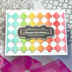 Waffle Flower Quatrefoil Texture and Panel Die Set birthday