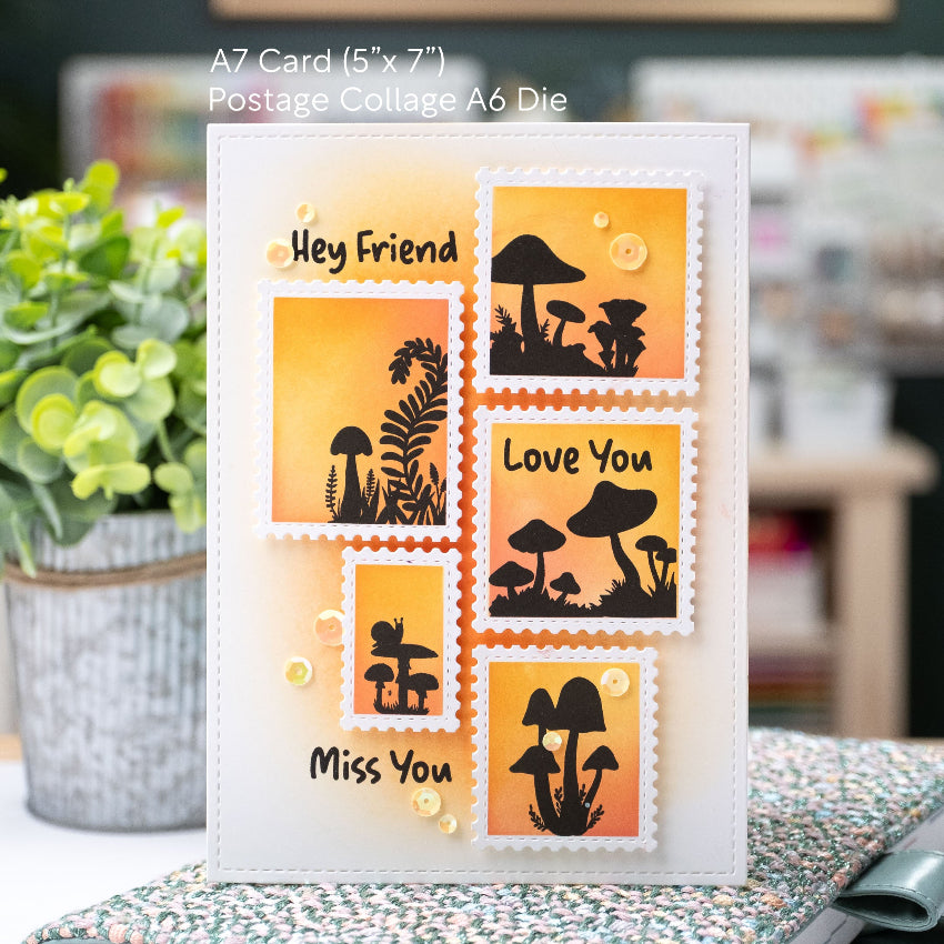 Waffle Flower Quick Greetings Clear Stamps 422229 love you