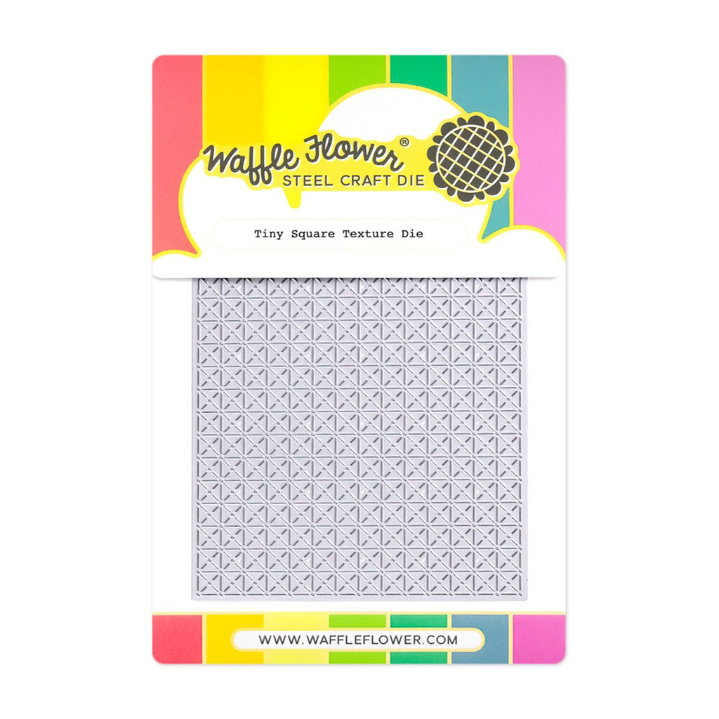Waffle Flower Quilted Floral Stencils and Tiny Square Texture Die Set product image 1