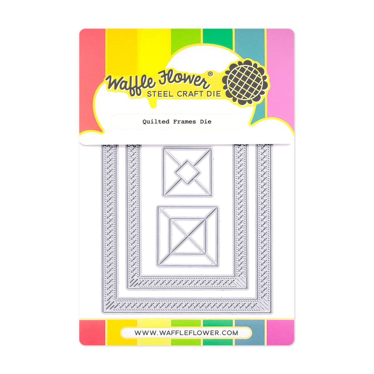 Waffle Flower Quilted Frames Dies 422008