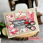 Waffle Flower Quilted Hug Sentiments Clear Stamp and Die Set patchwork | color-code:ALT01