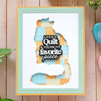 Waffle Flower Quilted Hug Sentiments Clear Stamps 421981 cat