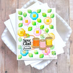 Waffle Flower Quilted Hug Sentiments Dies 421982 friends