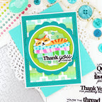 Waffle Flower Quilted Squares Stencil 421277 thank you