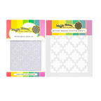 Waffle Flower Quilted Squares Texture Die and Stencil Set