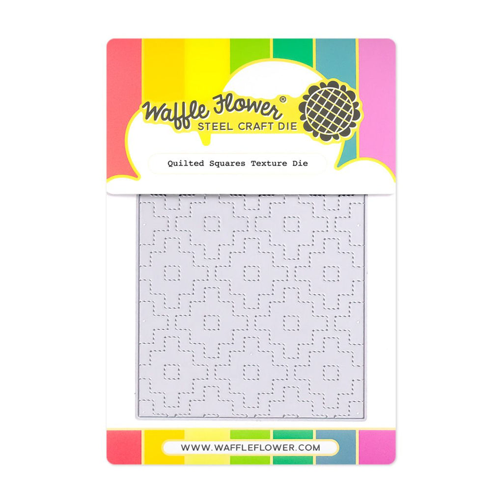 Waffle Flower Quilted Squares Texture Die and Stencil Set product image 1