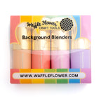 Waffle Flower Reds Background Blender Brushes wft063