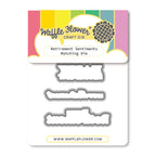 Waffle Flower Retirement Sentiments Matching Dies 422552