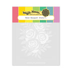 Waffle Flower Rose Bouquet Die and Stencil Set image 1