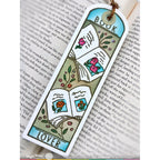 Waffle Flower Round Bookmark Book Lover Coloring Stencils 421922 bookmark