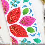 Waffle Flower Round Bookmark Dies 421562