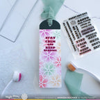 Waffle Flower Round Bookmark Dies 421562
