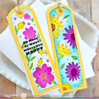 Waffle Flower Round Bookmark Sayings Clear Stamps 421561