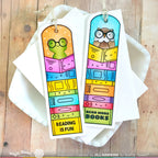 Waffle Flower Round Critter Bookmark Stencils 421578