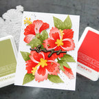 Waffle Flower Script Greetings Matching Dies 422204 greenery | color-code:ALT01