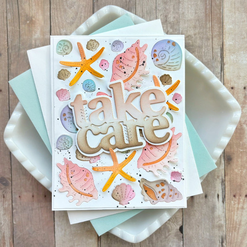 Waffle Flower Seashell Coloring Stencils 422079 take care