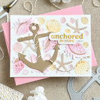 Waffle Flower Seashell Texture Die 422078 anchor