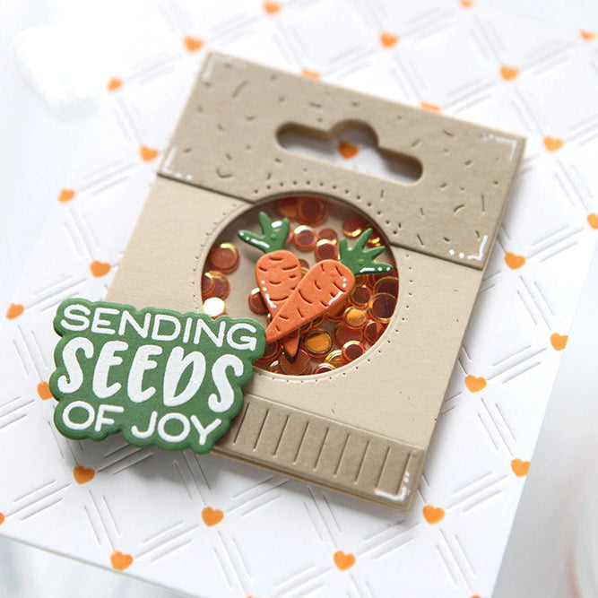 Waffle Flower Seed Packet Dies 422493 shaker card | color-code:ALT01