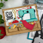 Waffle Flower Sew Fun Dies 422033 gold scissors | color-code:ALT02